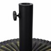 Flash Furniture Kona Brnze Cement Patio Umbrella Base w/Sunburst Patterned Wthrproof Polymer Coating, 19.25-in. Dia GM-WL-B49014A-BR-GG